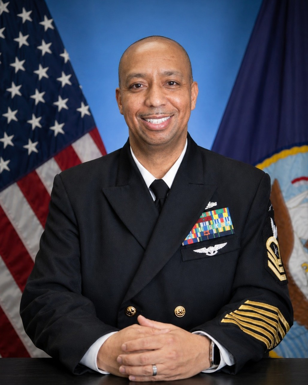Photo of RSCM Markis D. Sorrells - Acting Command Master Chief, NAVSUP Fleet Logistics Center Yokosuka