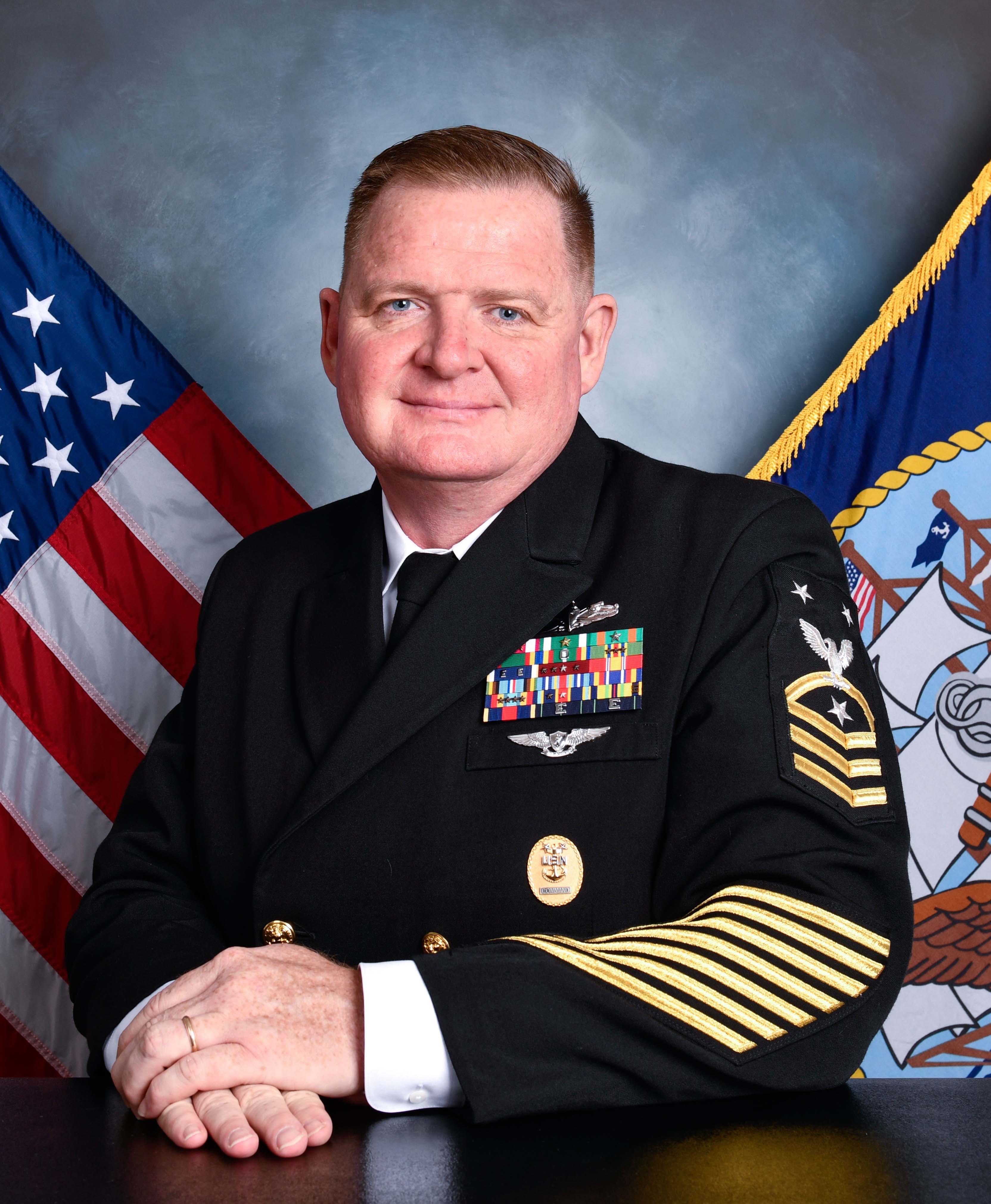 Photo of CMDCM(SW/AW) Stephen J. Bronder - Command Master Chief, Navy Exchange Service Command