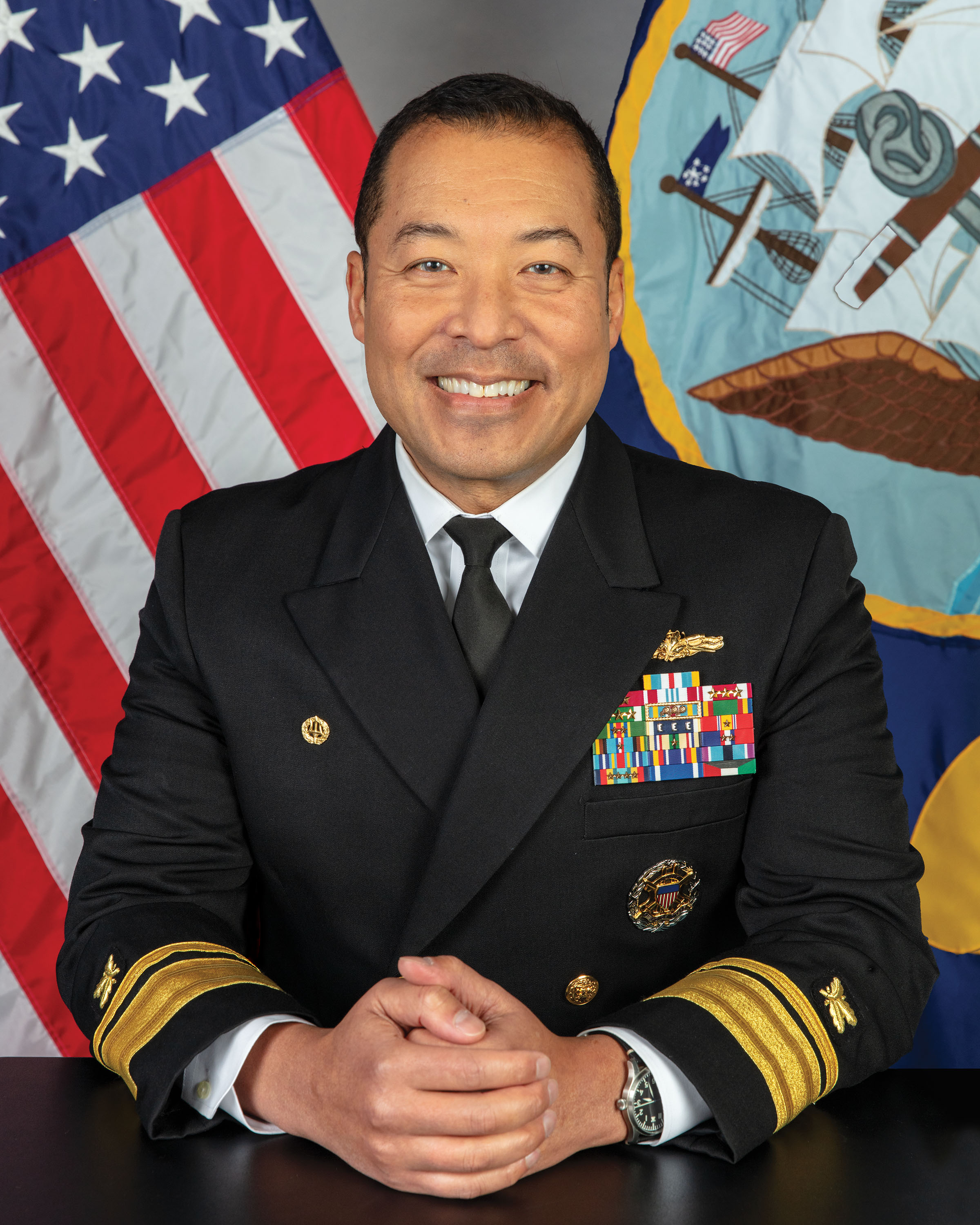 Photo of Rear Admiral Kenneth W. Epps Supply Corps, United States Navy Commander, Naval Supply Systems Command and 49th Chief of Supply Corps